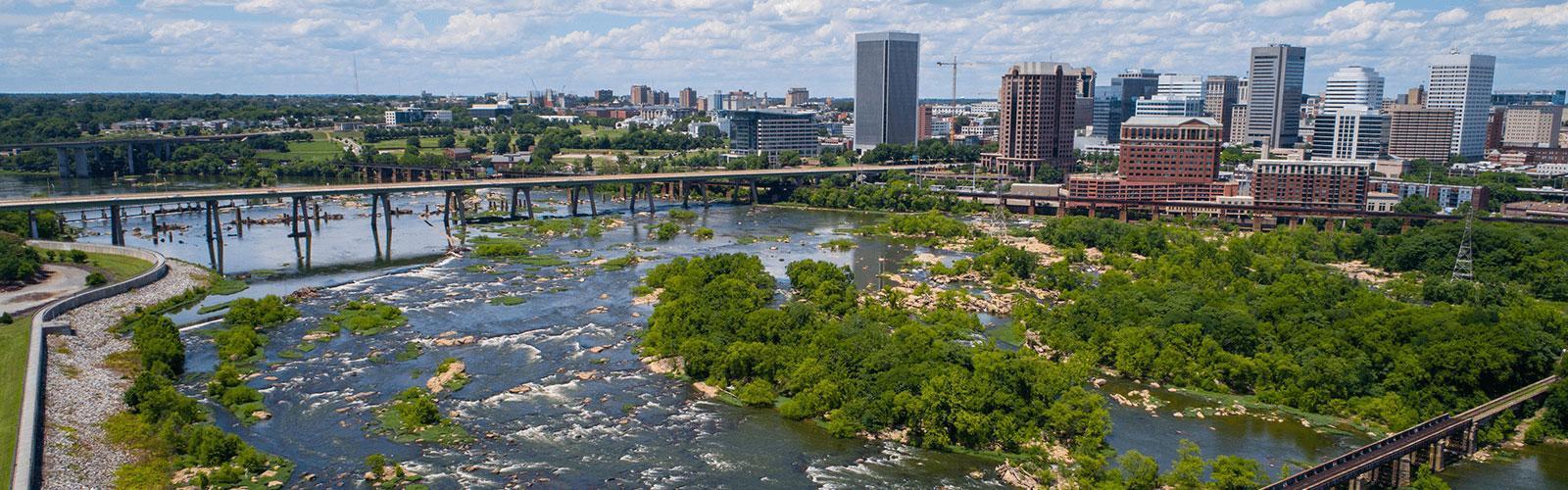 James River & Richmond Landscape